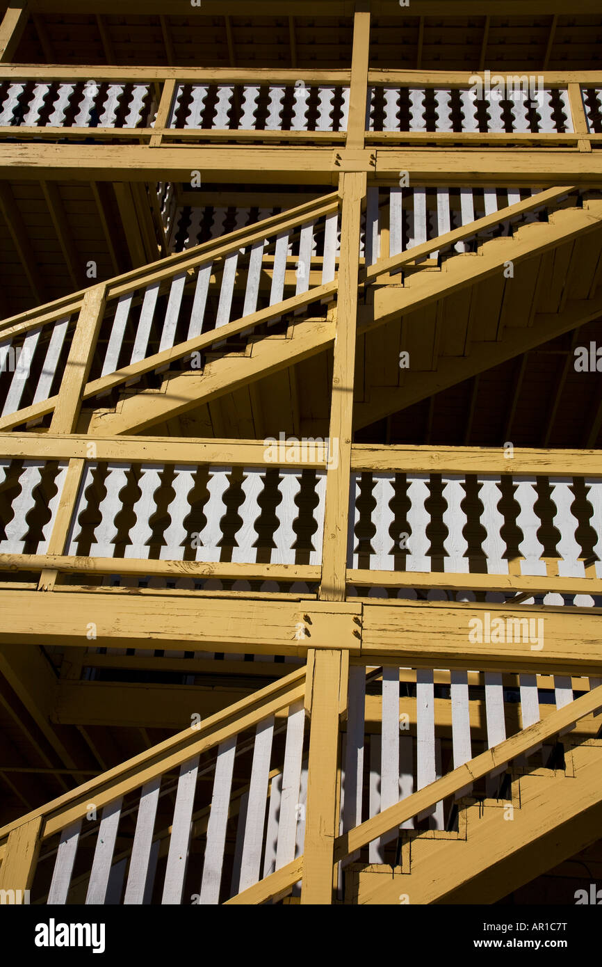 Die historischen Goldbergbau Virginia City Nevada Stockfoto