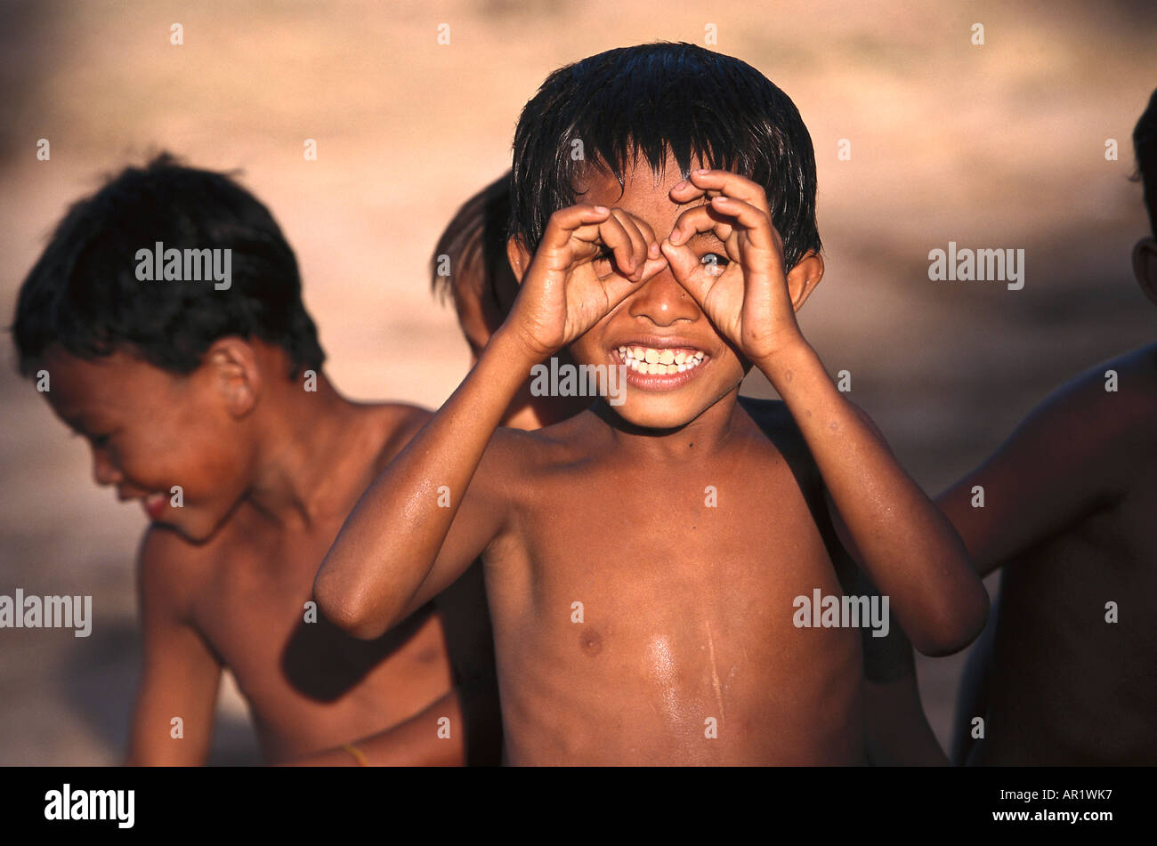 Kinder, Kambodscha Asien Stockfoto