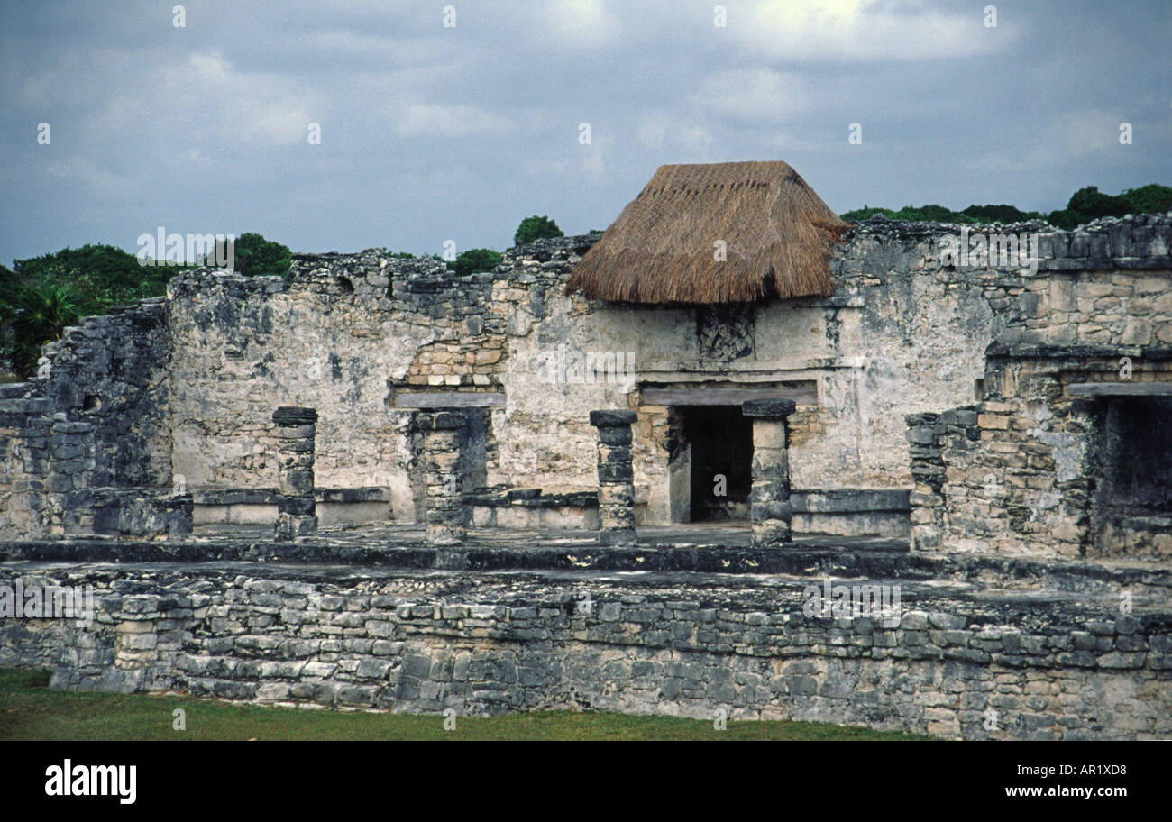 Maya-Stätte von Tulum auf der Halbinsel Yucatan in Mexiko Stockfoto