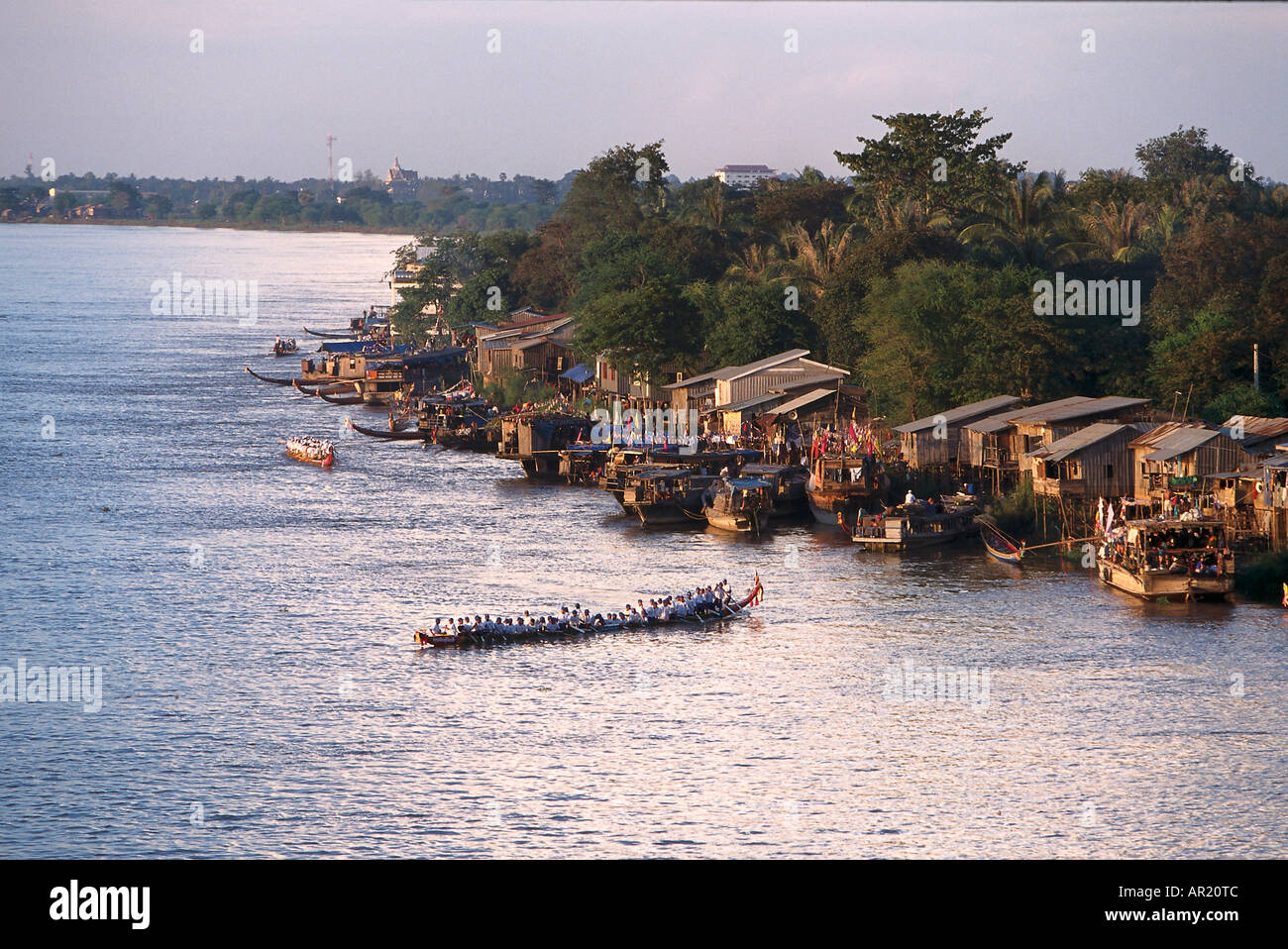 Bon Om Tuk Festival, Phnom Penh, Kambodscha Stockfoto