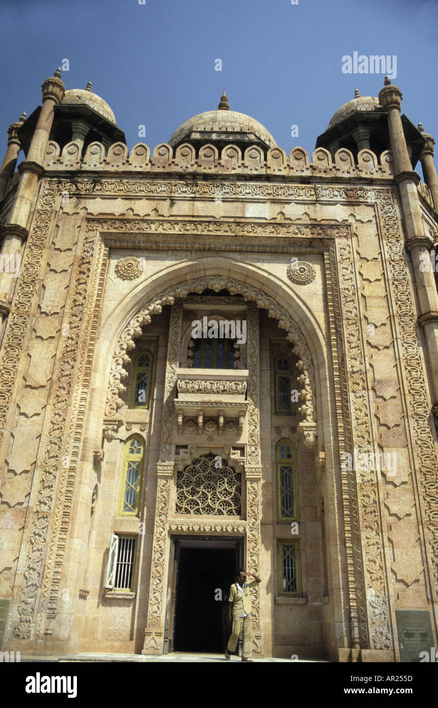 Indien Madras der Haupteingangstür Kunstgalerie Stockfoto