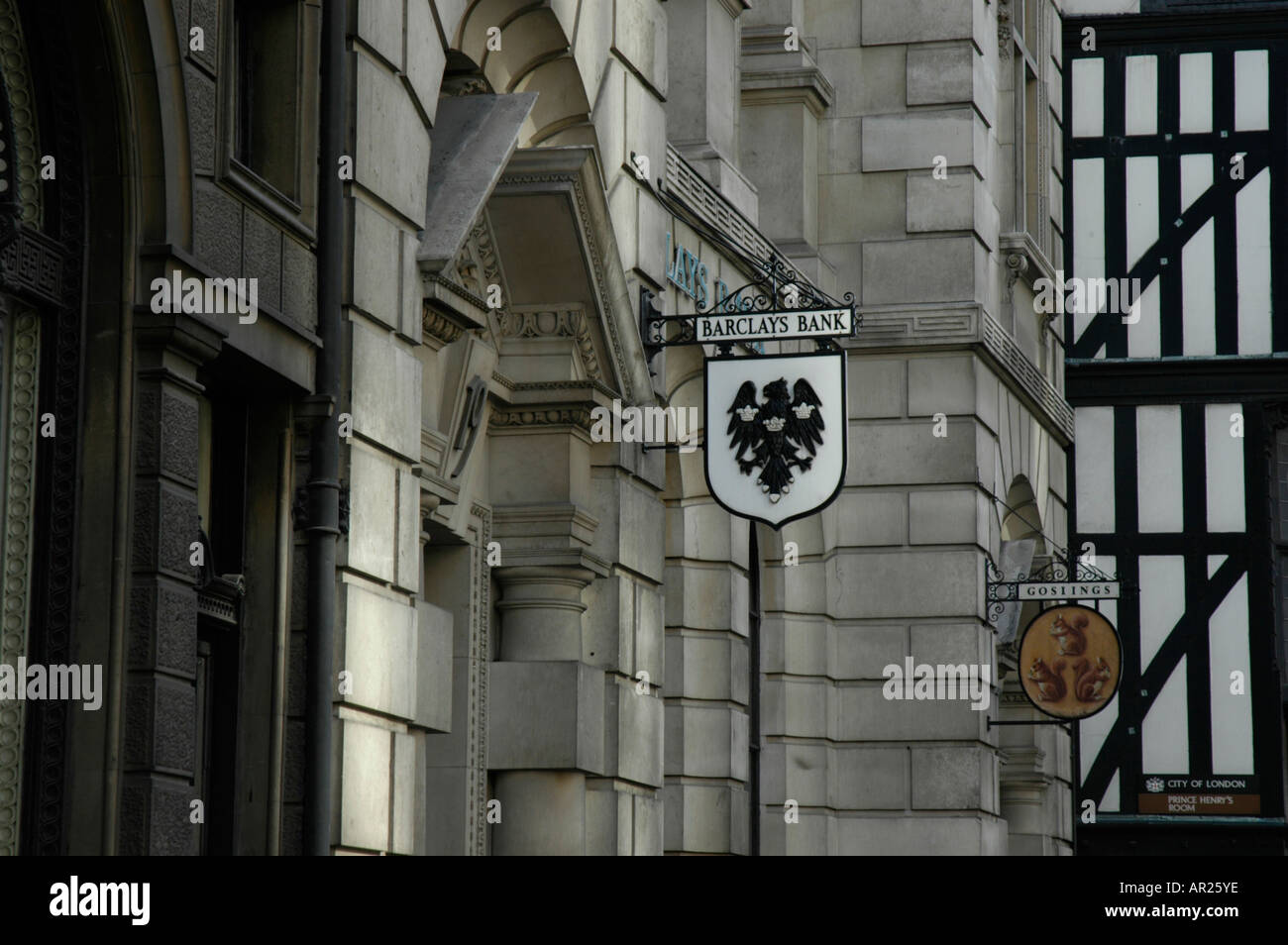 Barclays Bank in Fleet Street London England Stockfoto