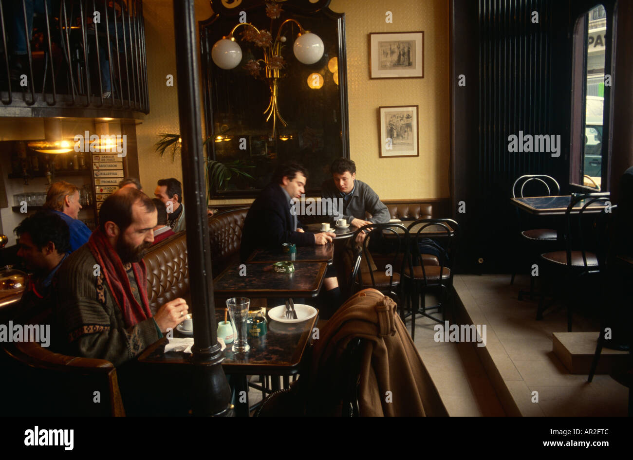 Cafe de Petit Suisse, Paris Stockfoto