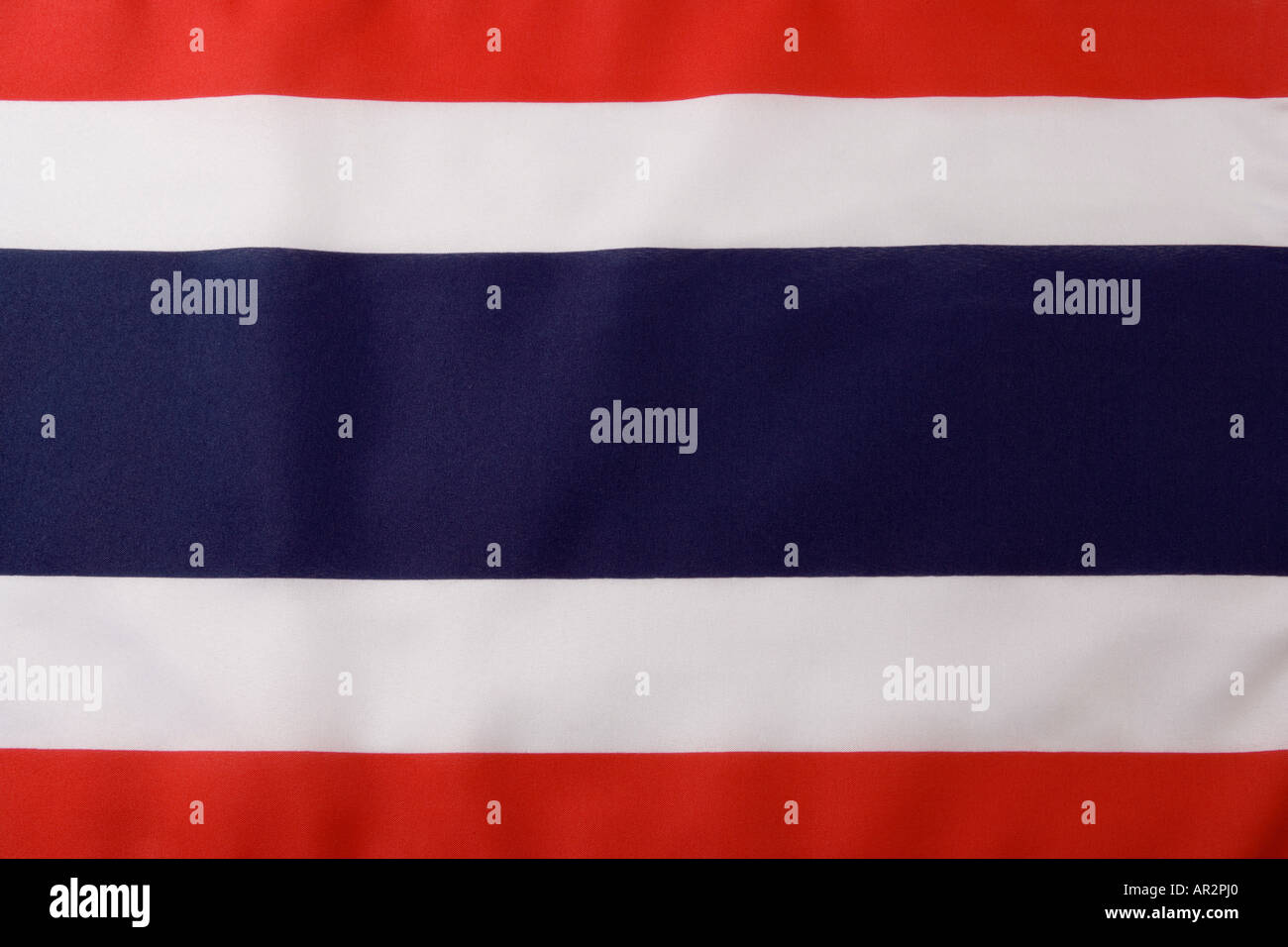 Flagge von Thailand Stockfoto