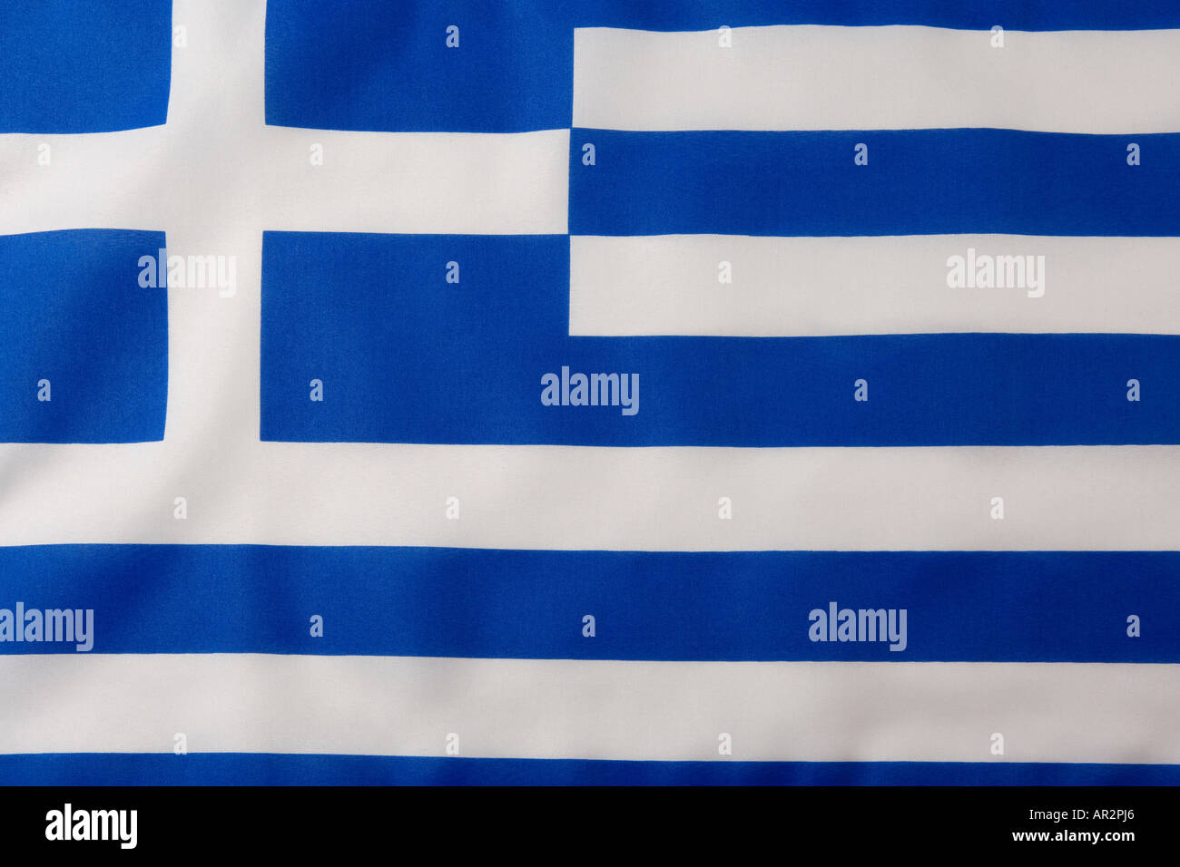 Griechische Flagge Stockfoto