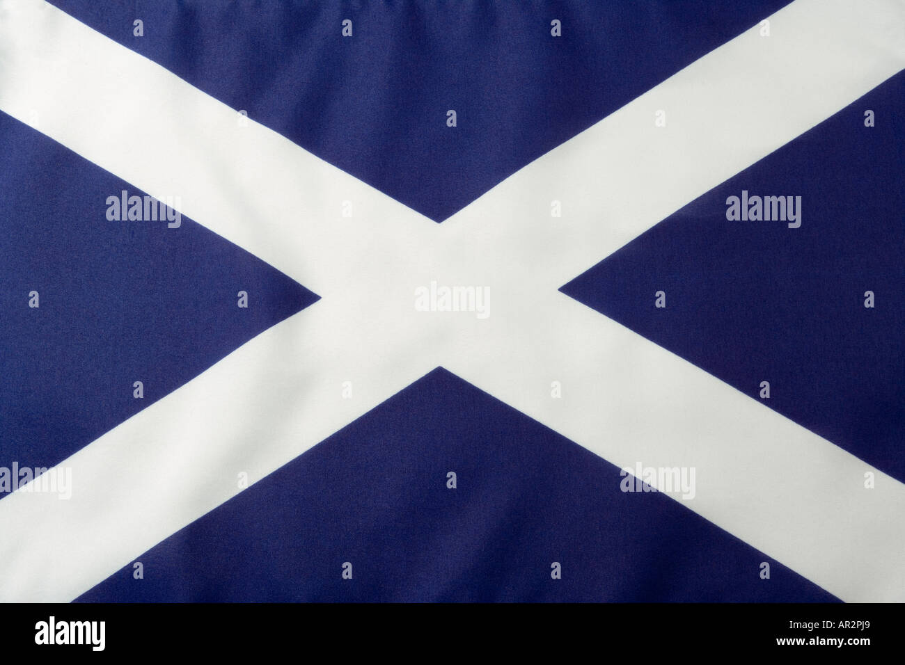 Schottische Flagge Stockfoto