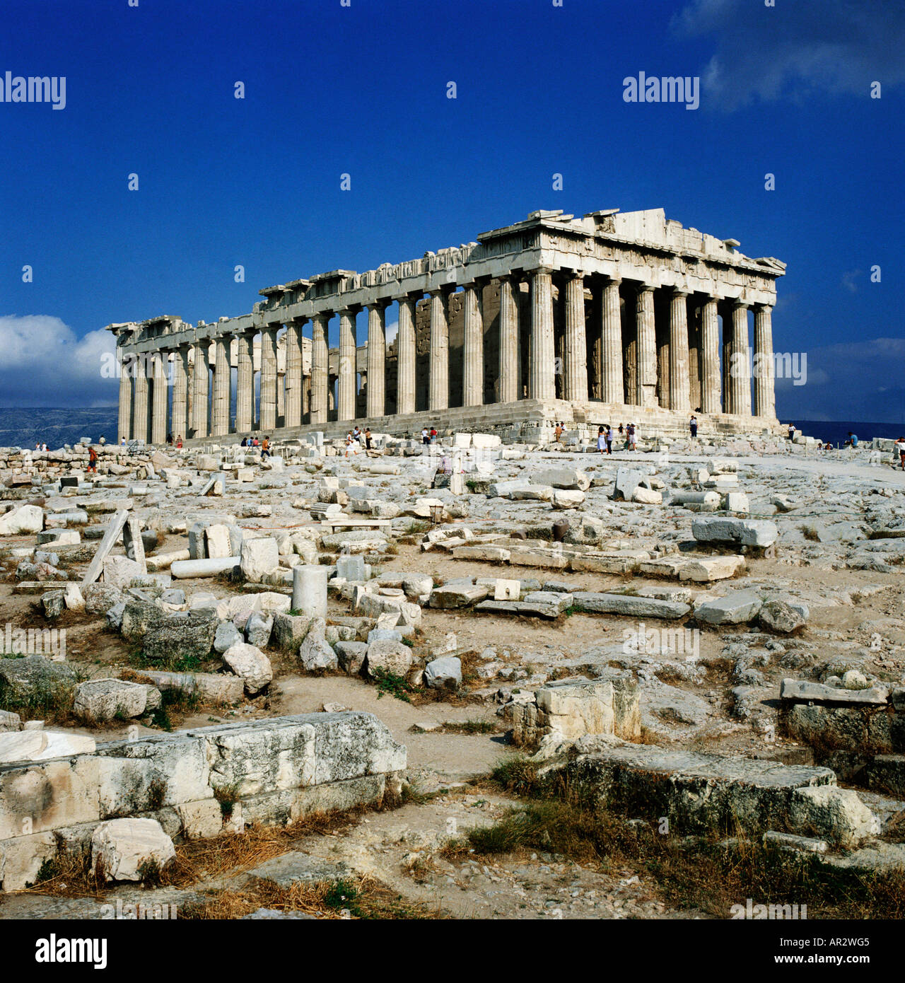 Der Parthenon, Athen, Die Akropolis, Griechenland, Europa ...