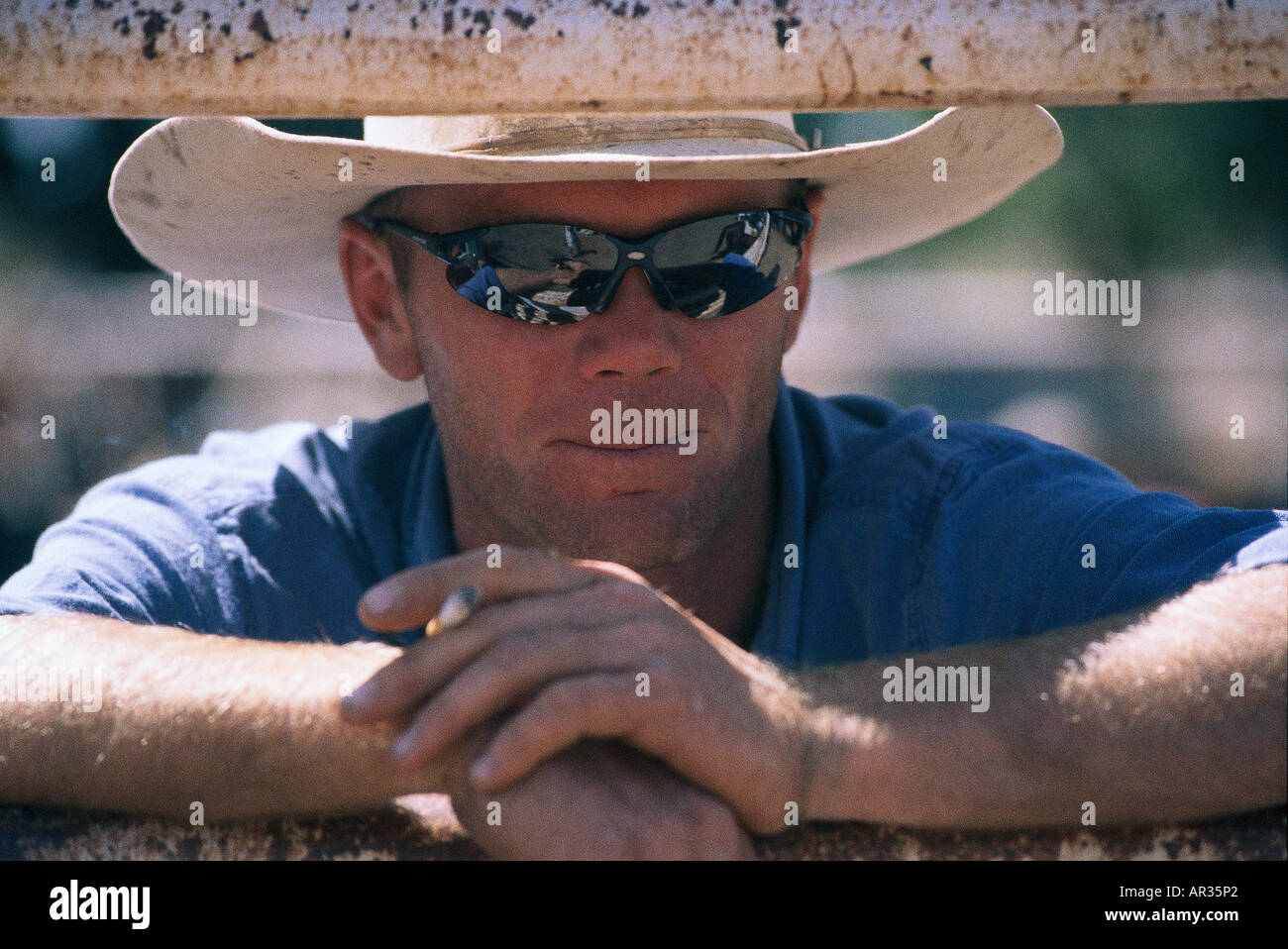 Cowboy, Rodeo, Kununurra, Kimberleys, West Australien Stockfoto