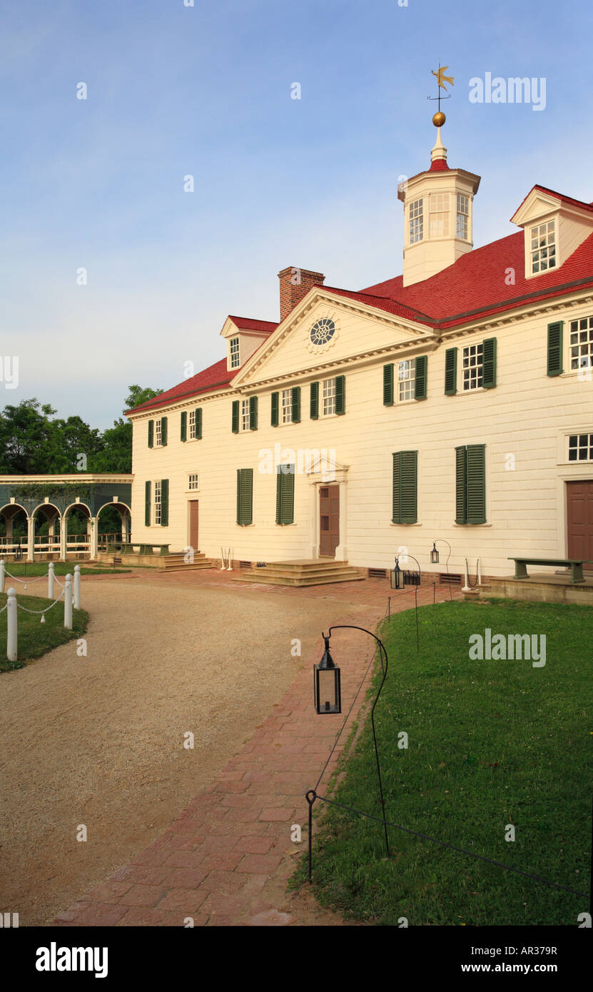 Washingtons Mount Vernon Estate & Gärten, Mt. Vernon, Virginia, USA Stockfoto