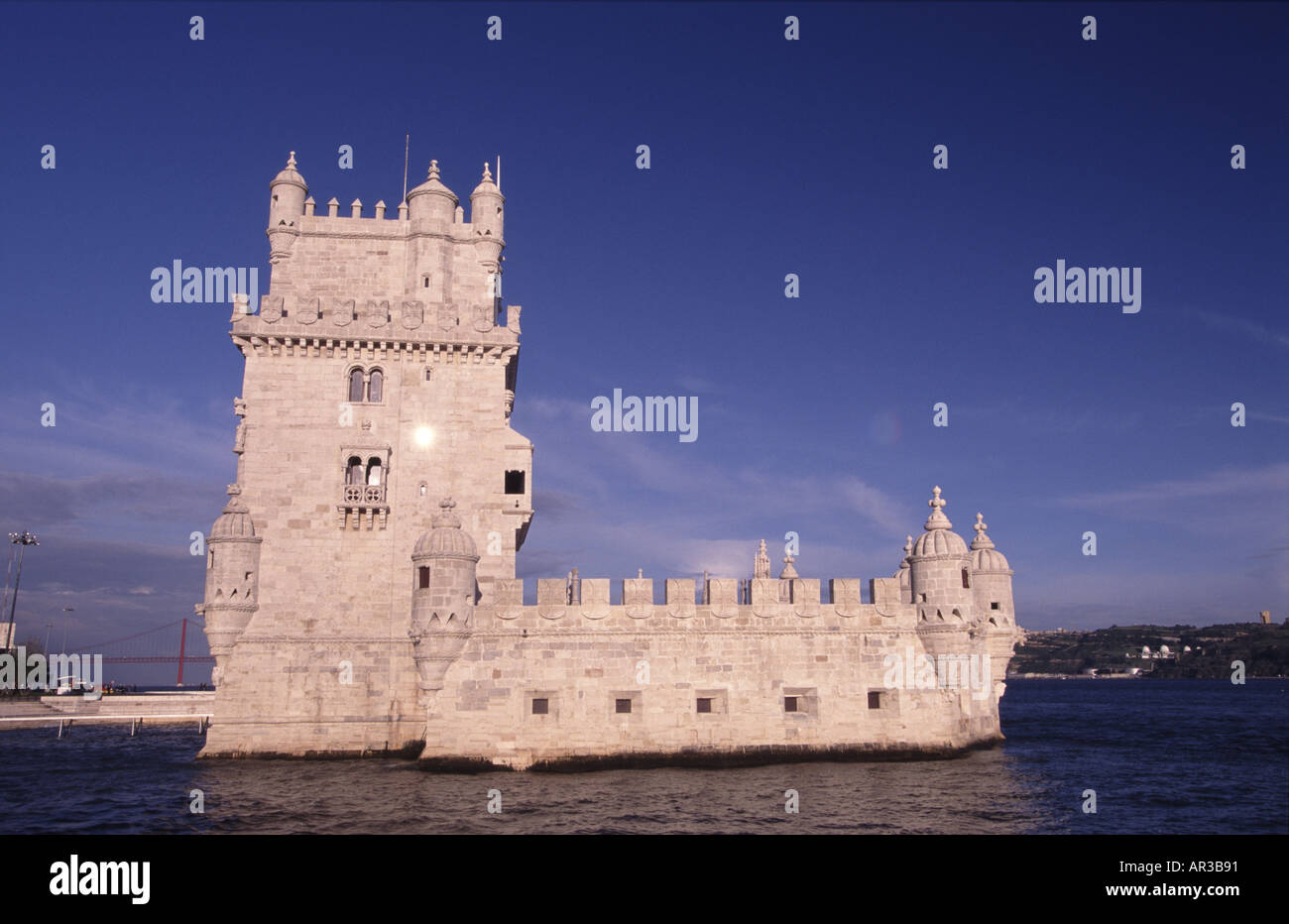 Turm von Belem von Lissabon Stockfoto