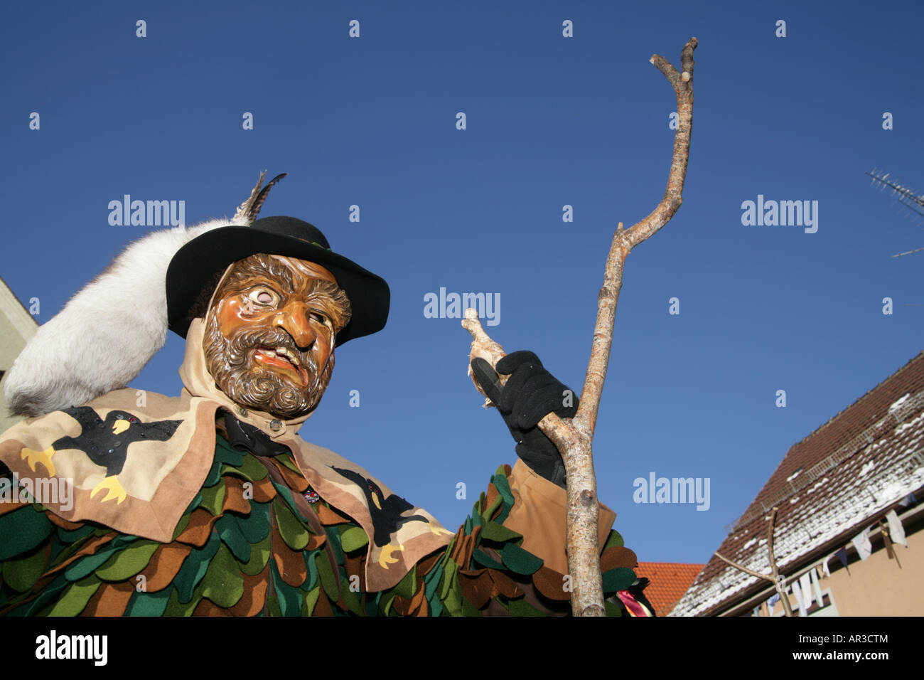 Schwäbischen alemannischen Karneval in Leutkirch Süd Deutschland Schwäbisch Alemannische Fastnacht in Leutkirch Im Allgäu Fasching Fastnach Stockfoto