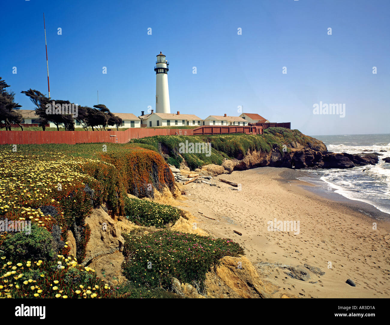 Pigeon Point Lighthouse Kalifornien USA Stockfoto
