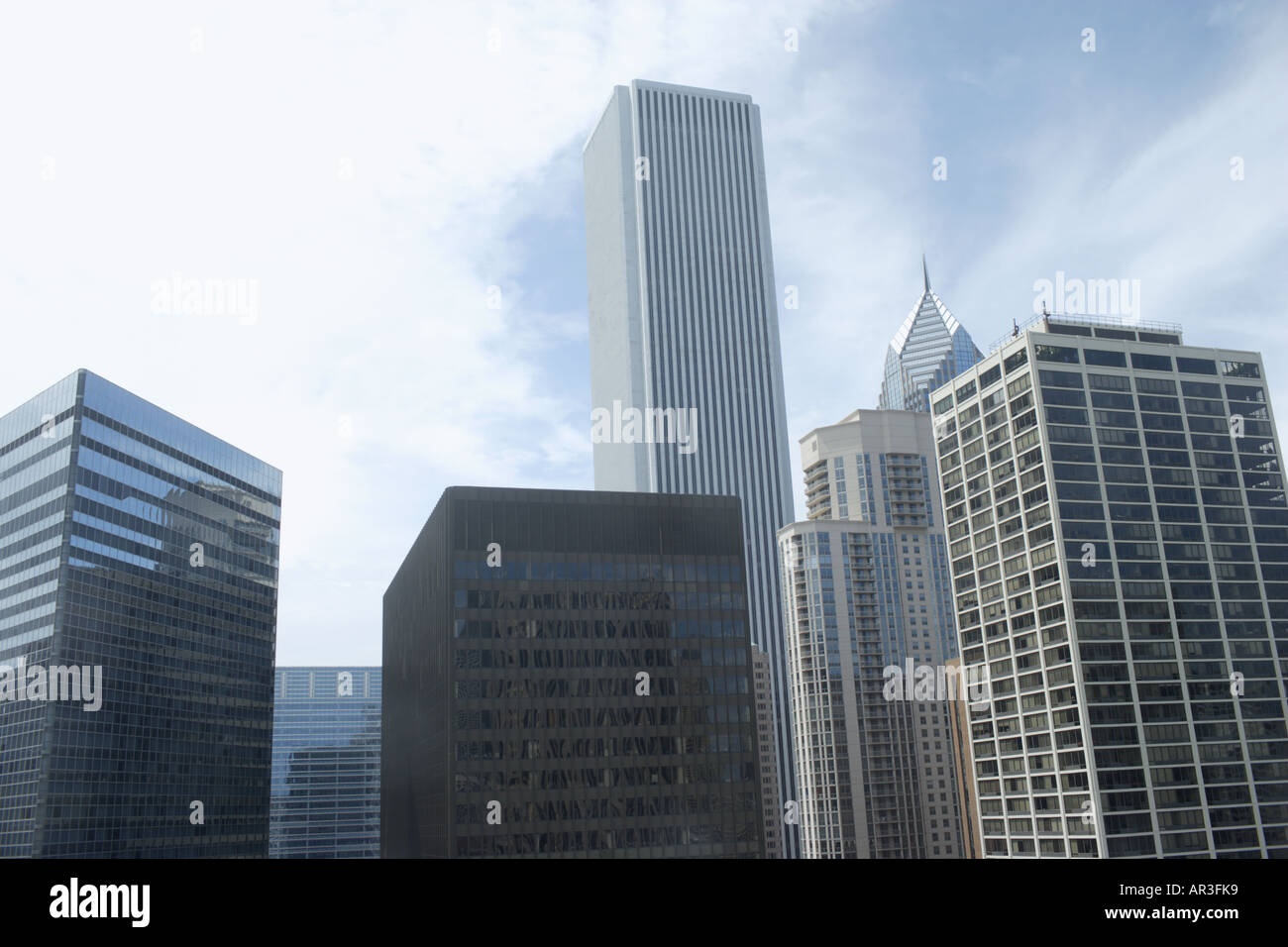Wolkenkratzer, Chicago Stockfoto