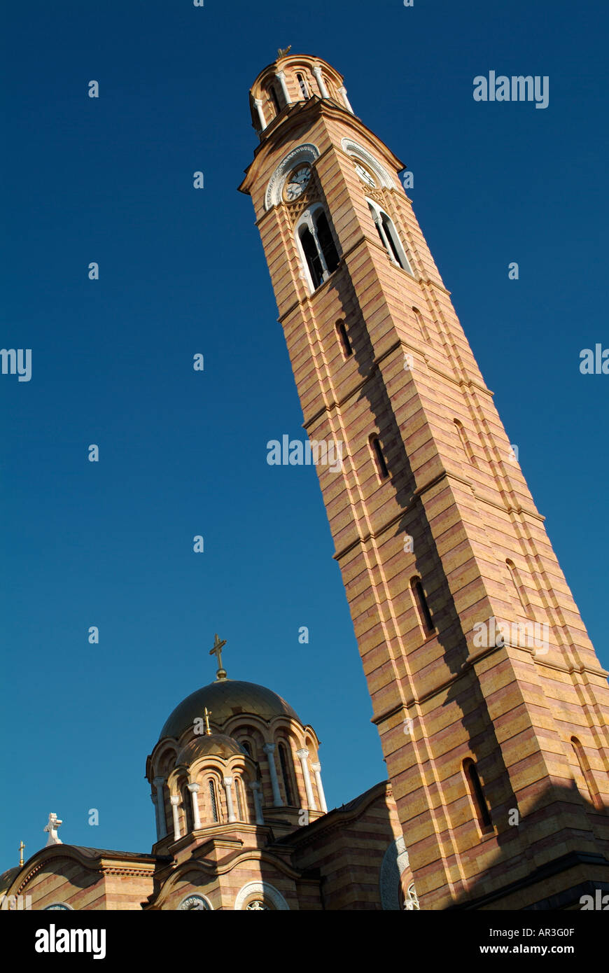 Orthodoxe Kirche in der Innenstadt von Banja Luka Bosnien-Herzegowina Stockfoto