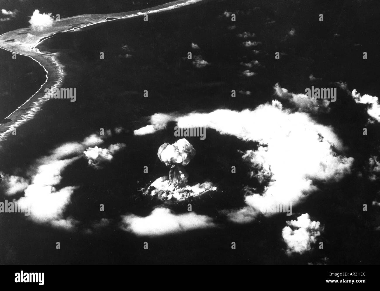 In der Lage Tag Atombombe Explosion Stockfoto