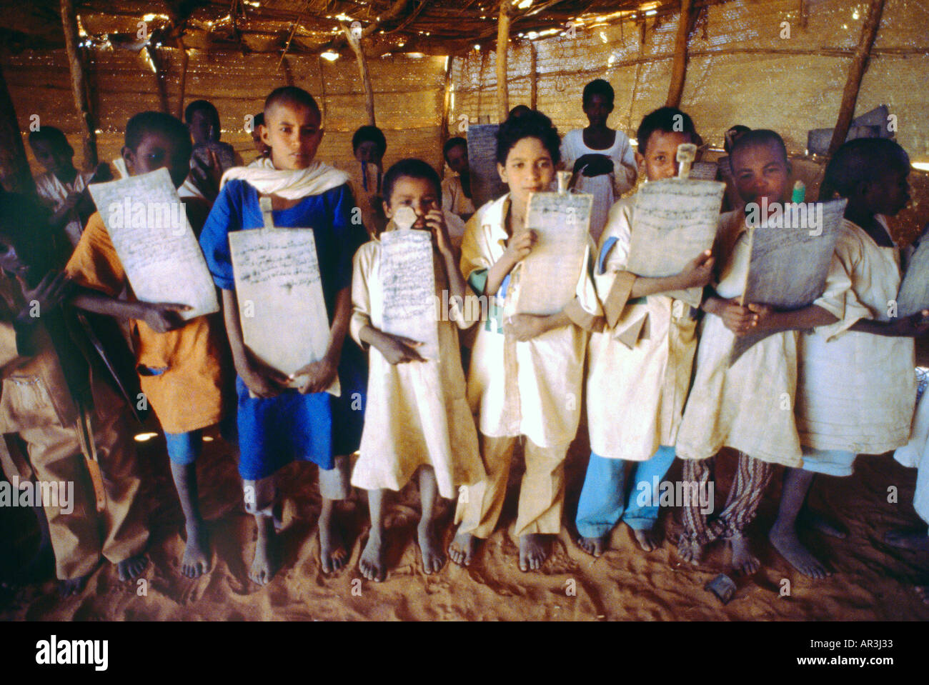 Sudan Koran Schullandheim Mwelhi Stockfoto