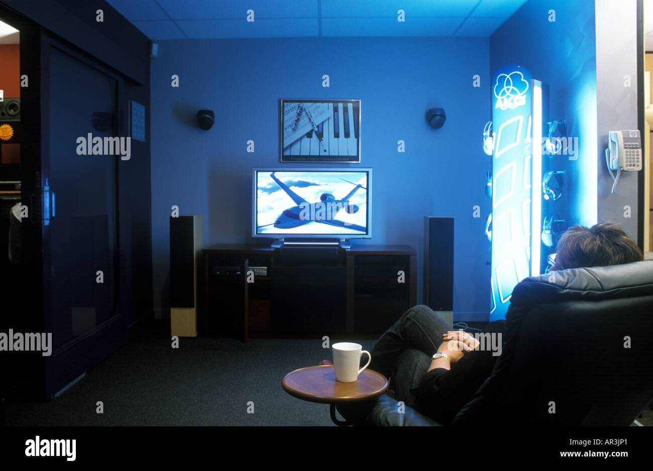 HI-FI-Zimmer Stockfoto