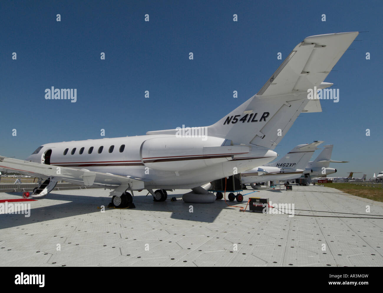 Raytheon Corp BAE 125-1000A Seite Blick auf Flugzeuge Farnborough Air Show 2006 Stockfoto