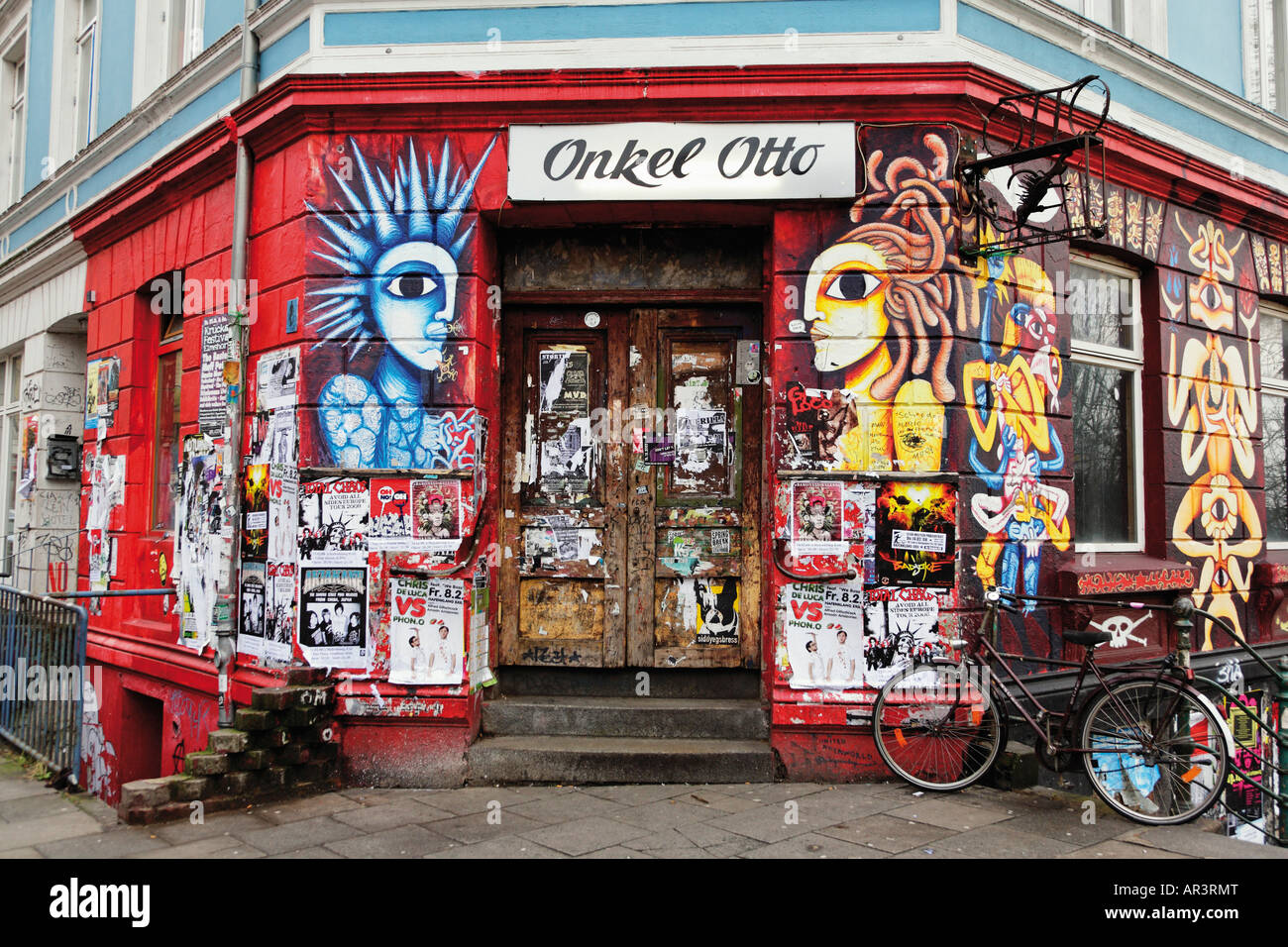 onkel-otto-punk-club-hamburg-deutschland-stockfotografie-alamy