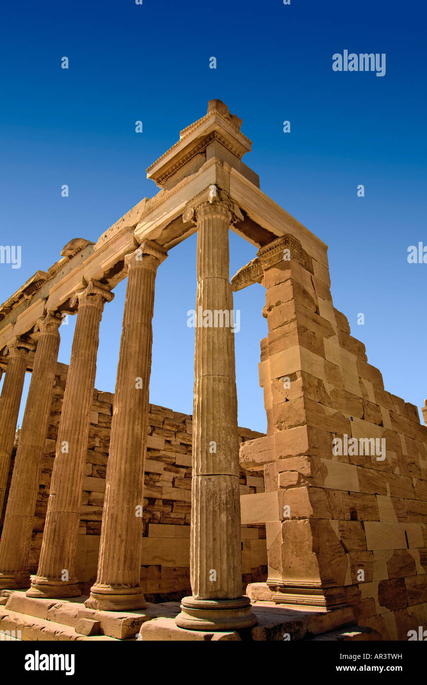 Das Erechtheion Athen Griechenland Stockfoto