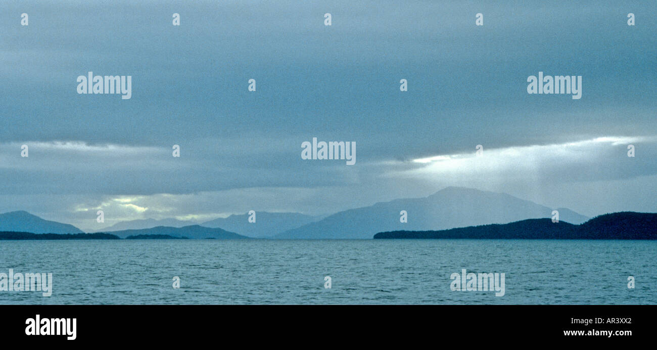 Panorama von stimmungsvollen Laguna San Rafael, Patagonien, Chile [3] Stockfoto