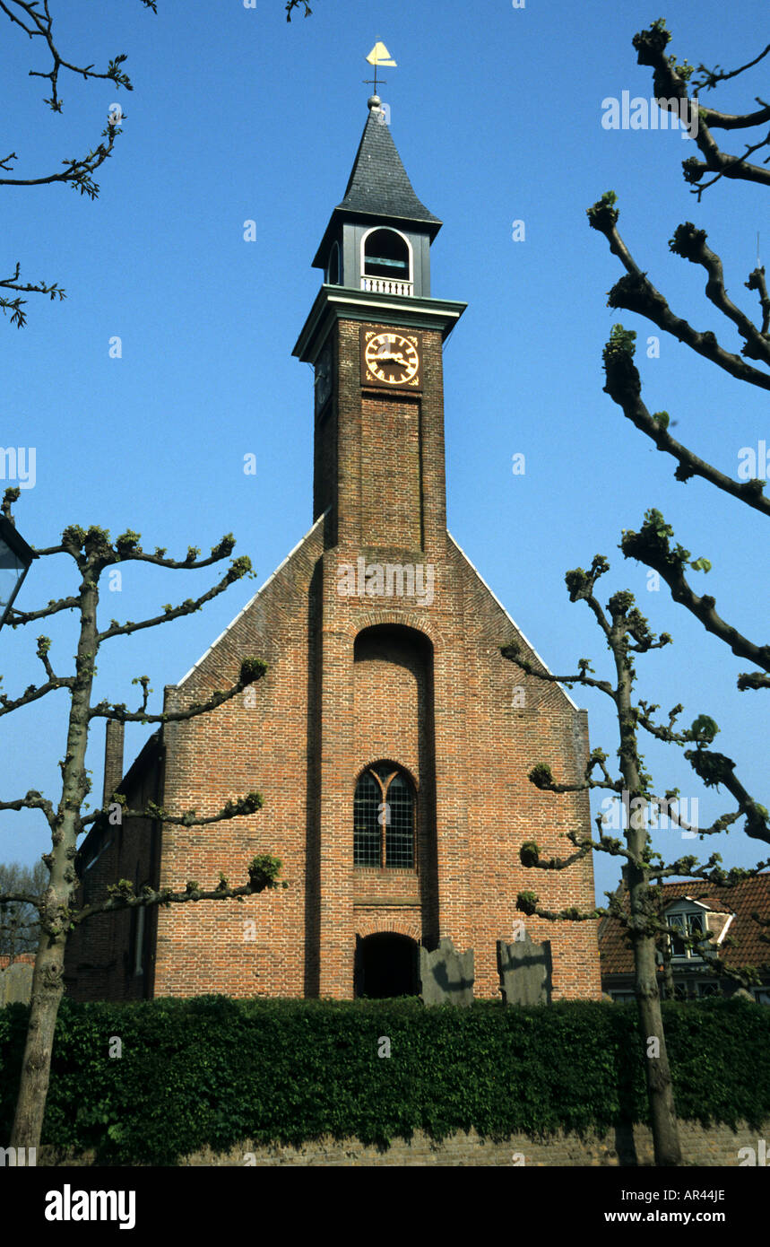 Niederlande Friesland Grou Sint Kerk Piterkirche Religion Fryslan Stockfoto