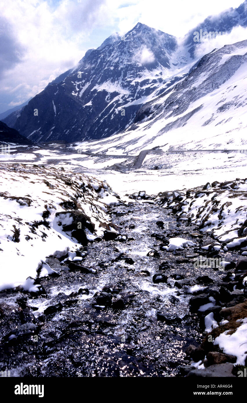 Österreich Schnee Eis Gebirgsgletscher grossclockner Stockfoto