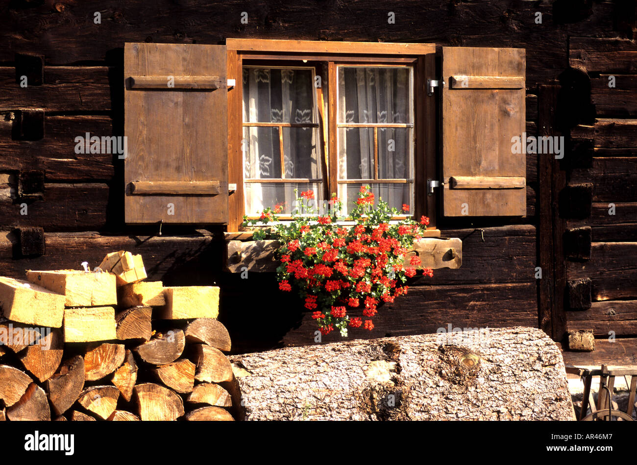 Österreich österreichische Blumen Bauernhaus Fenster Blume