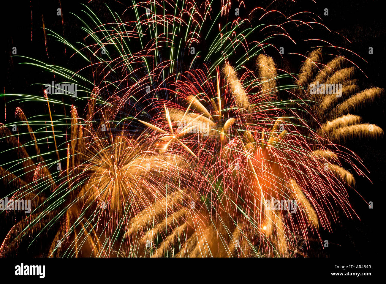 Feuerwerk Stockfoto