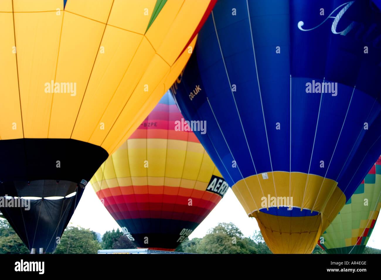 Heißluftballons Stockfoto