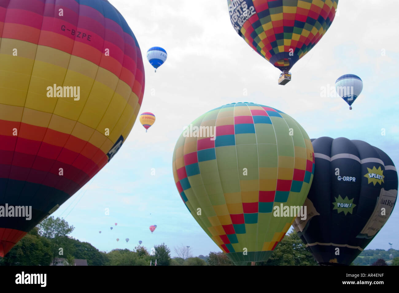 Heißluftballons Stockfoto