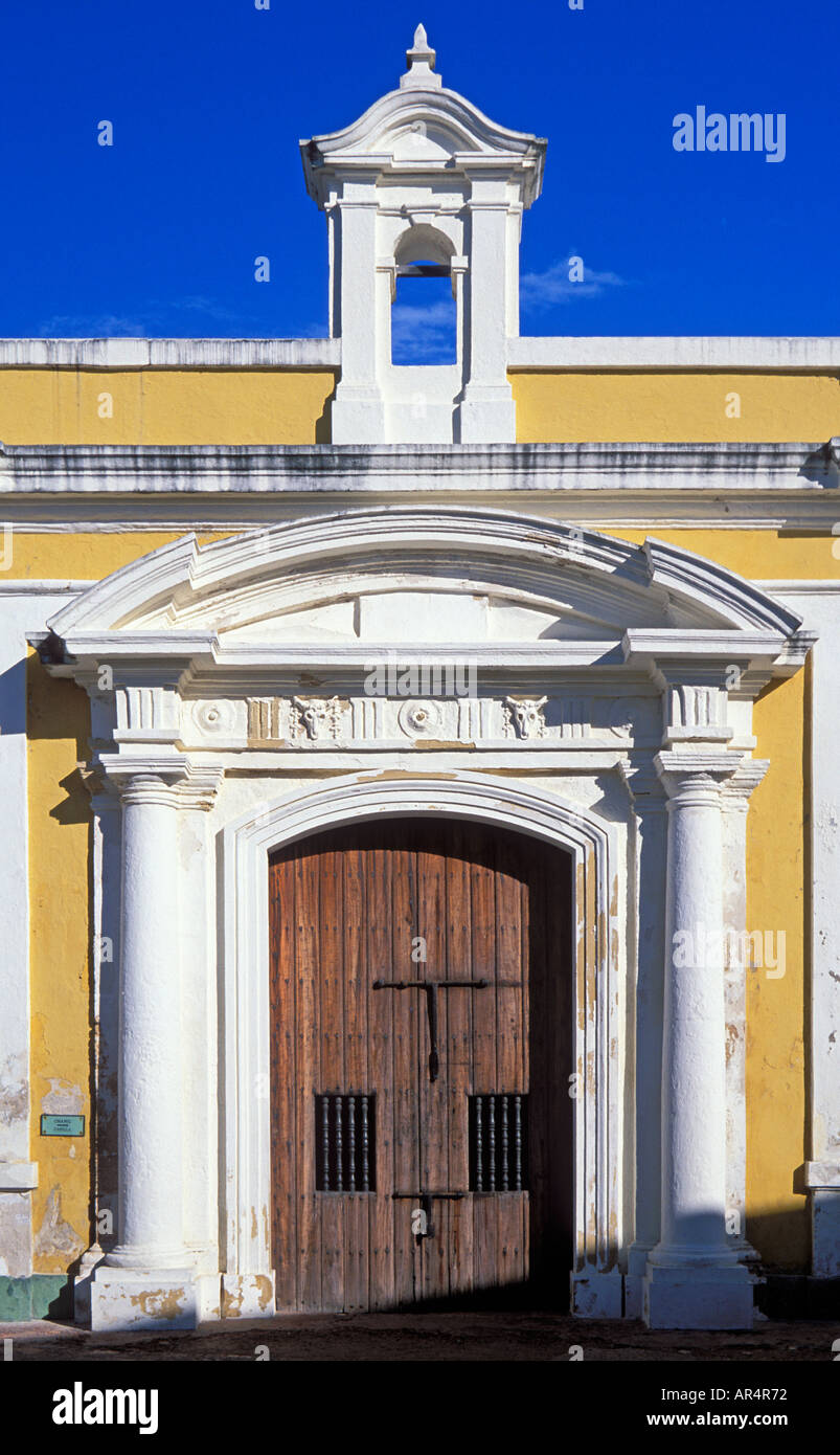 Eingang zur Kapelle in San Cristóbal Fort San Juan National Historic Site, Puerto Rico Stockfoto