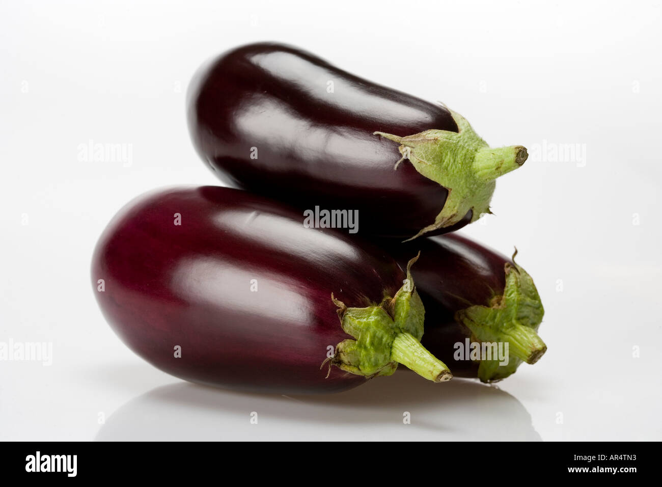 Solanum melongena Stockfoto