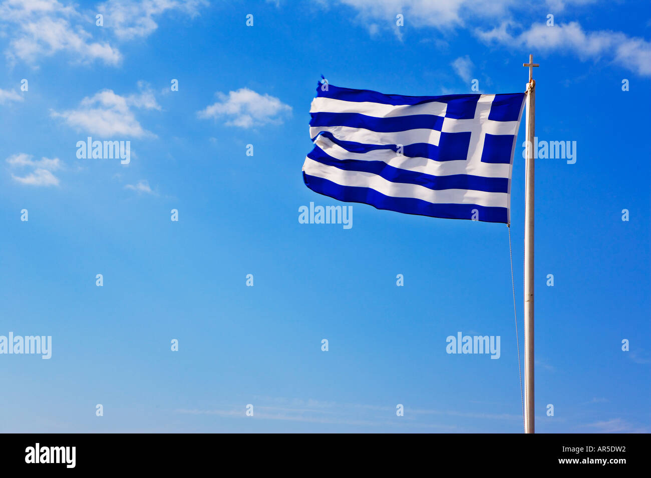 Greek flag -Fotos und -Bildmaterial in hoher Auflösung – Alamy