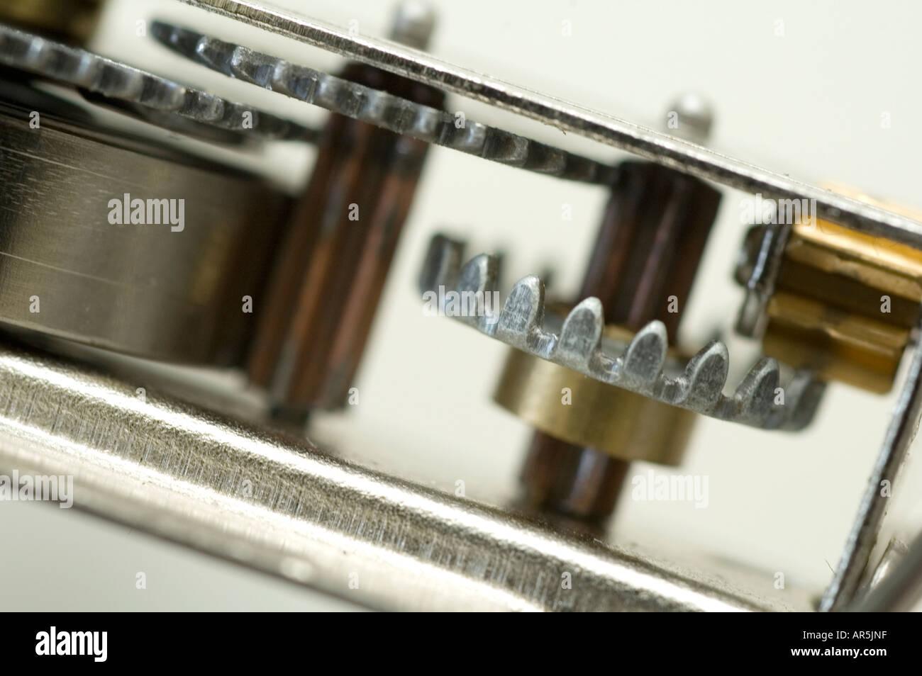 Nahaufnahme von mechanischen Geräten Stockfoto