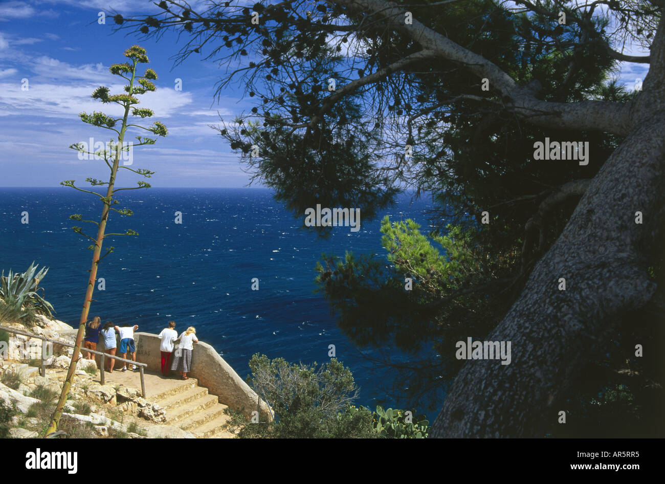 Blick Punkt, Cabo De La Nao, Costa Blanca, Provinz Alicante, Spanien Stockfoto