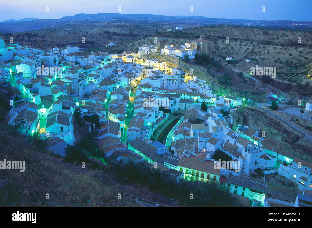 Weiße Dorf, Provinz Cadiz, Andalusien, Spanien Stockfoto