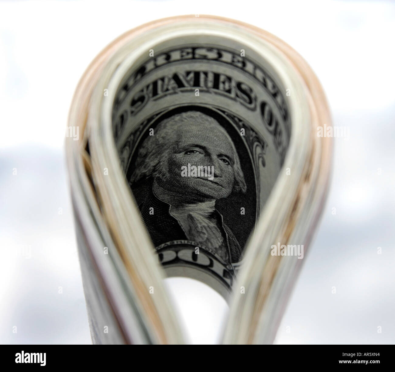 Vereinigte Staaten von Amerika-US-Dollar-Scheine Stockfoto