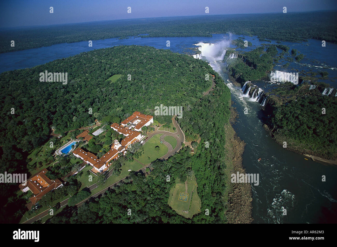 Hotel Tropical Das Cataratas, Iguassu Wasserfälle in Foz do Iguaçu, Brasilien, Südamerika Stockfoto