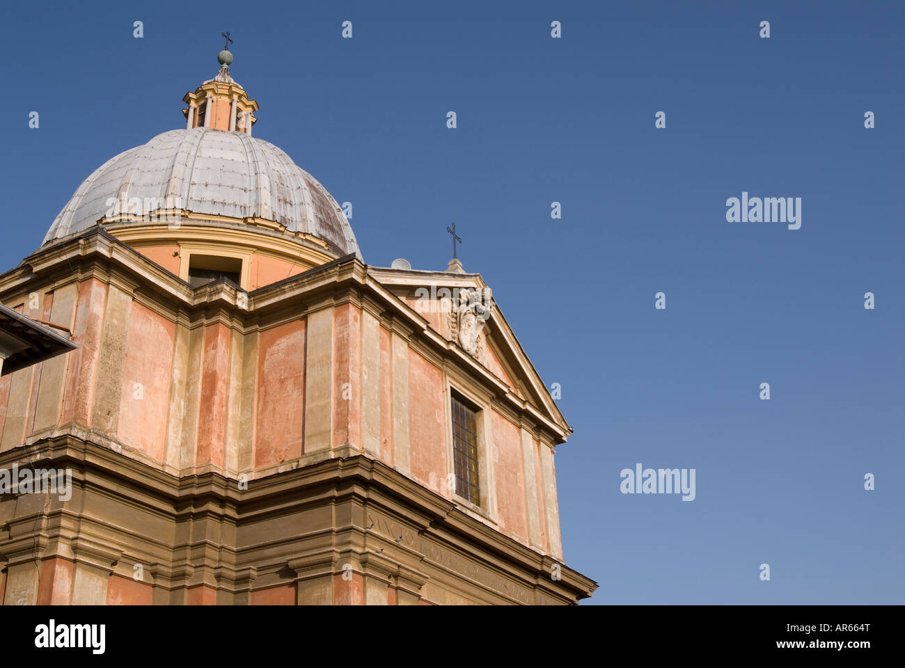 Die Kirche von San Tommaso di Villanova in Castelgandolfo Italien Stockfoto