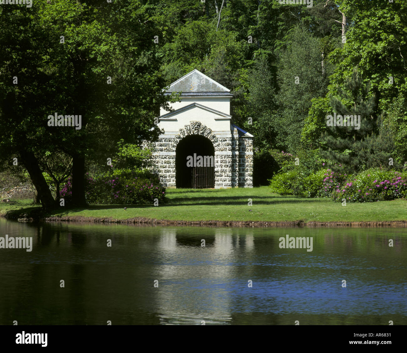 Claremont Landschaftsgarten Surrey Stockfoto