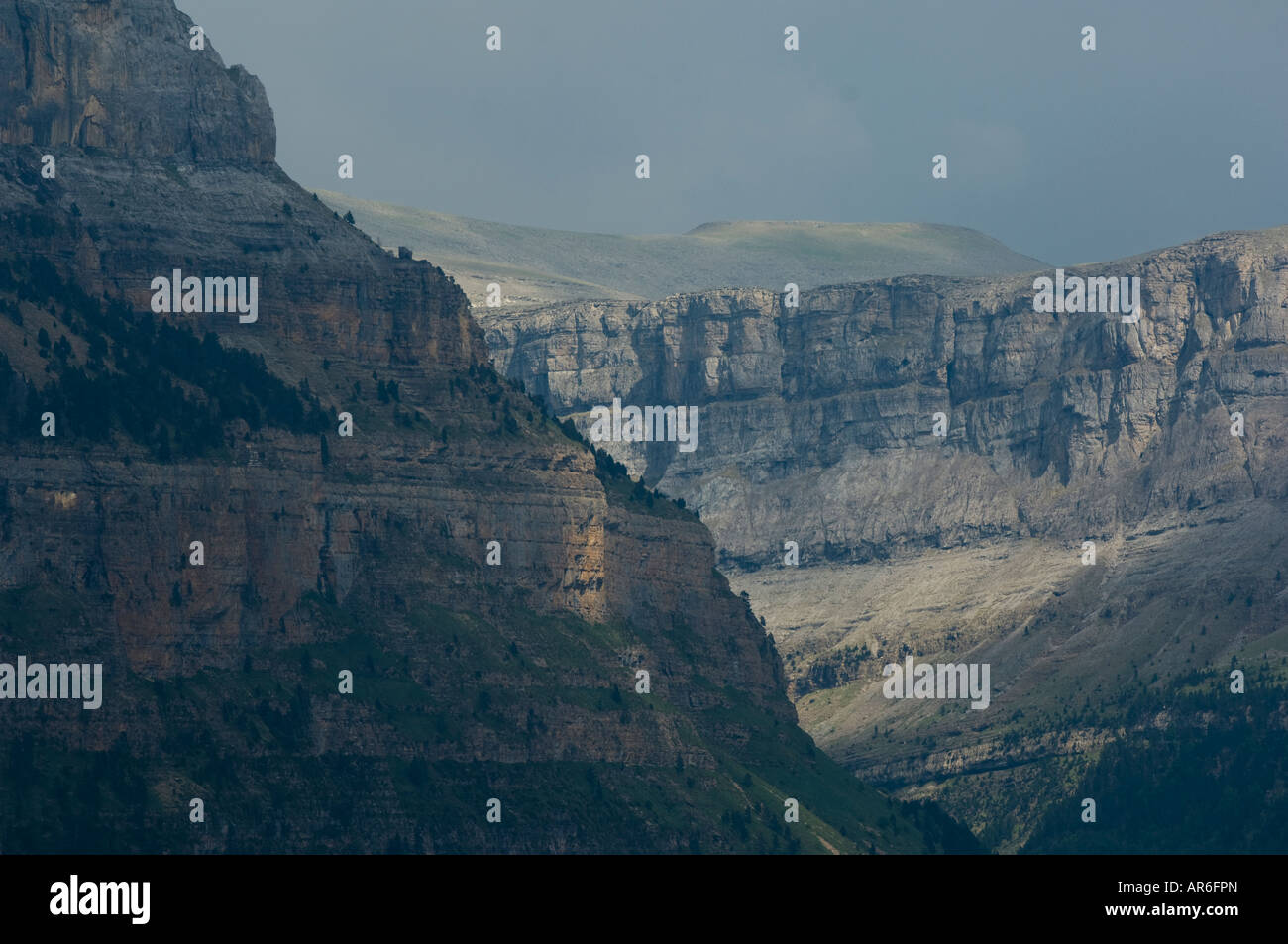 Mondarruego Klippen im Ordesa Nationalpark, Spanien Stockfoto