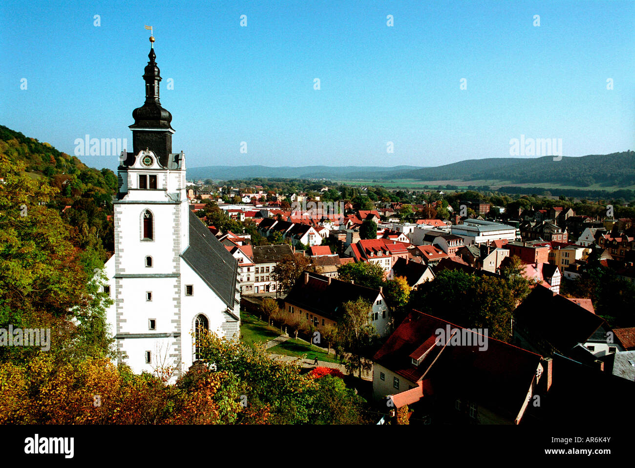 St. Andreas Kirche in Rudolstadt, Deutschland Stockfotografie Alamy