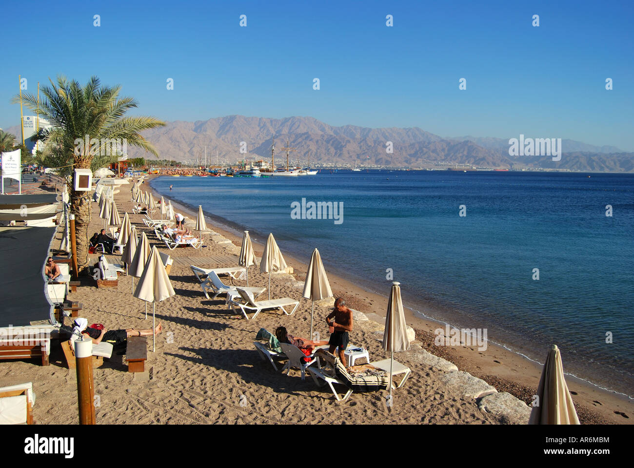 Nordstrand, Eilat, South District, Israel Stockfoto