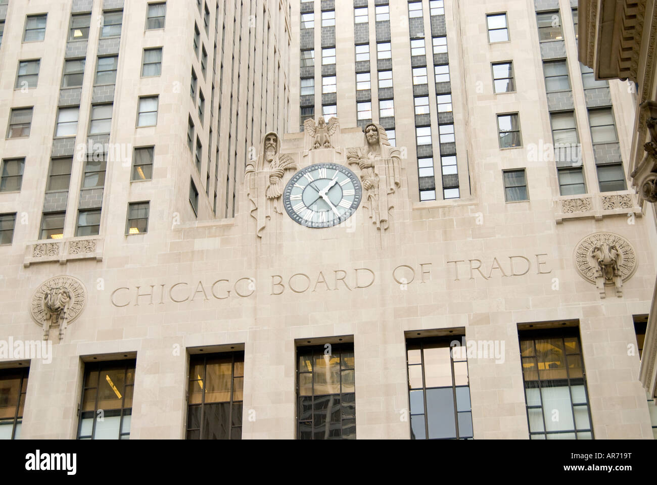 Chicago Board of Trade Building Stockfoto