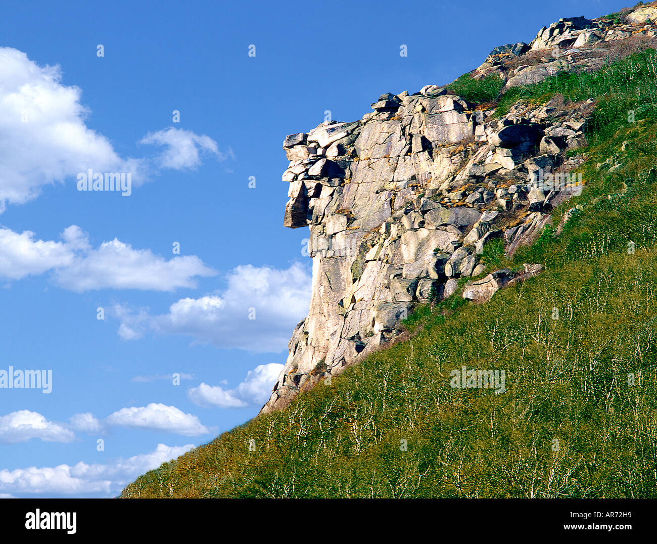 USA NEW HAMPSHIRE WHITE MOUNTAINS ALTER MANN DES BERGES Stockfoto