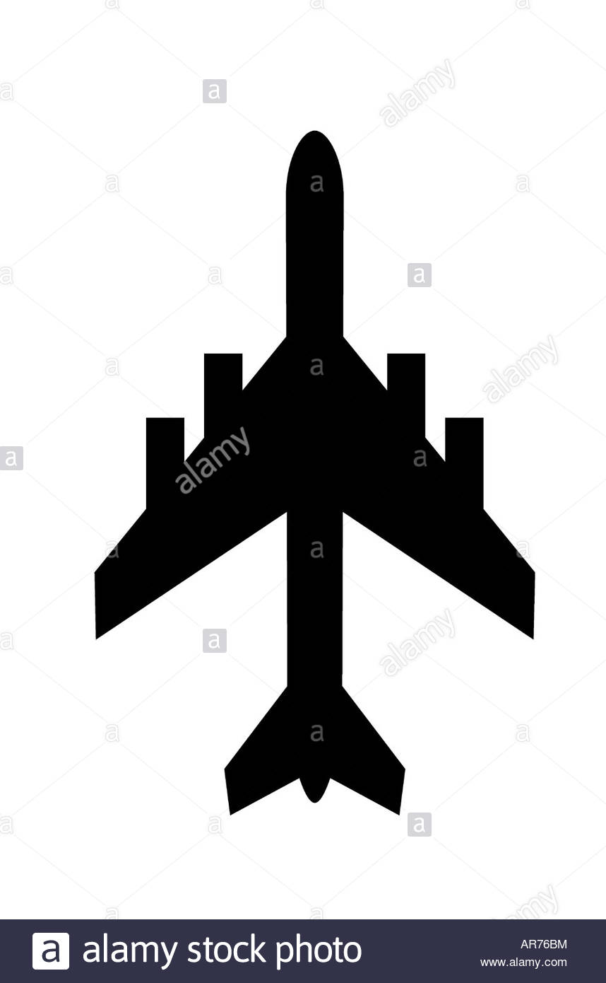 Flugzeug Abbildung Stockfoto