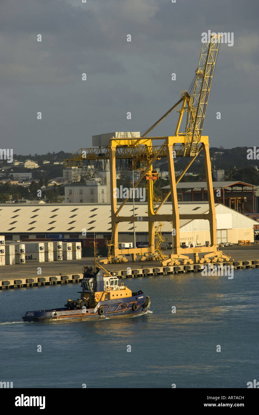 Karibischen Hafen von Bridgetown, Barbados Stockfoto