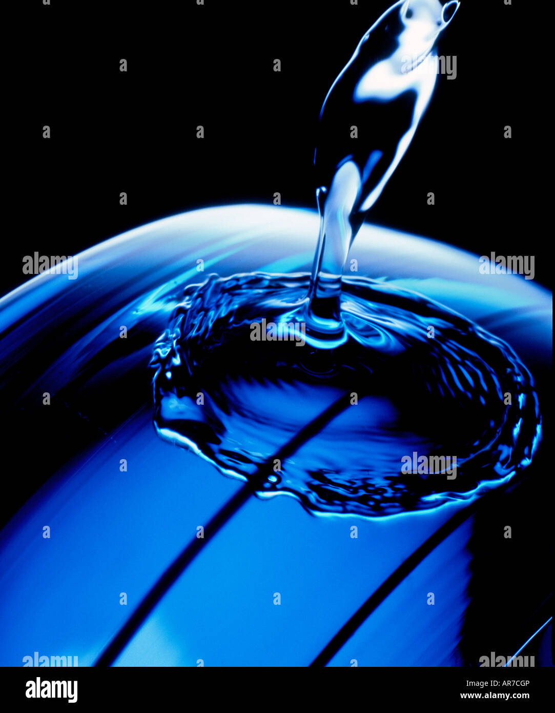Wasserschale Stockfoto