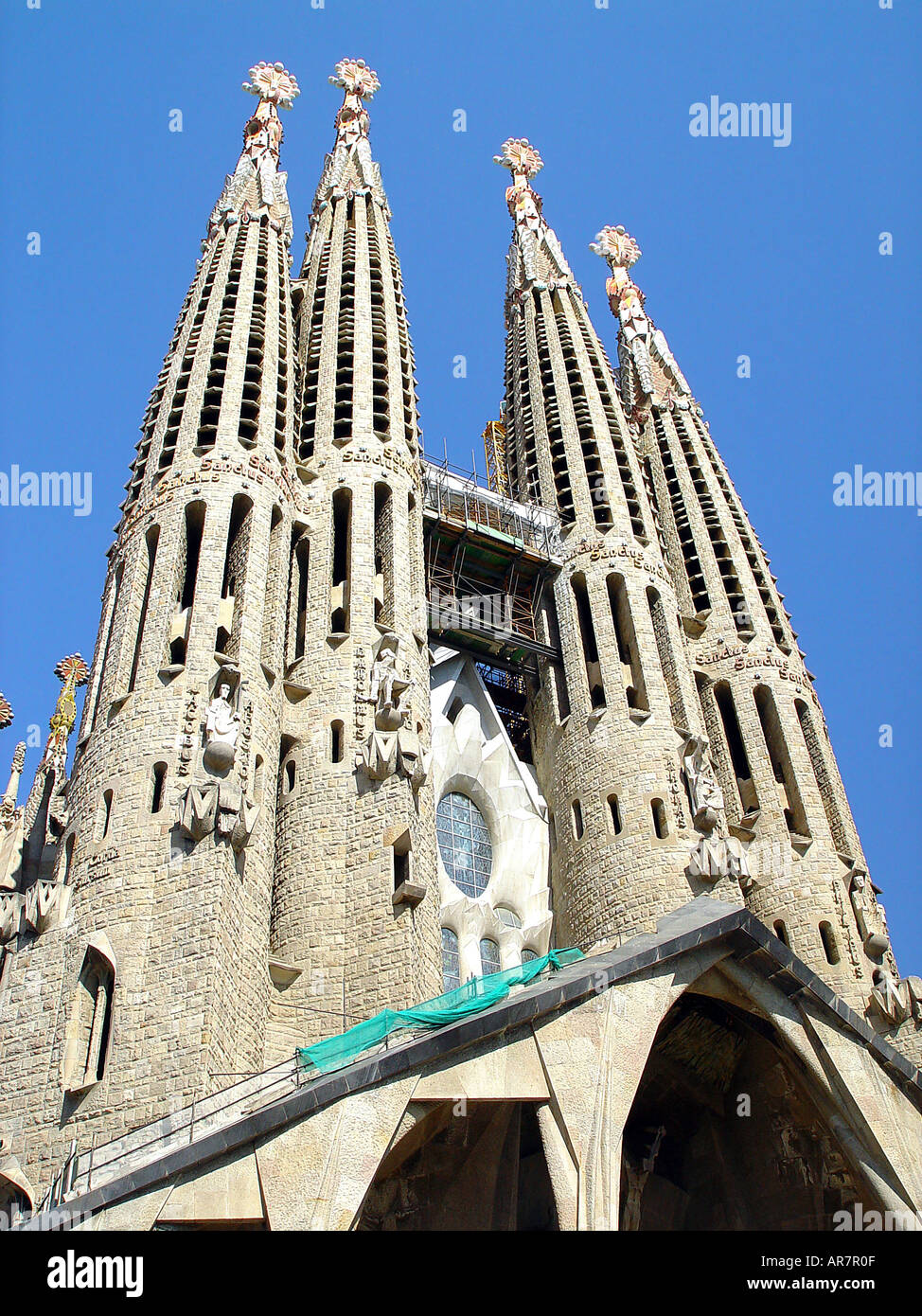 Sagrada Familia Barcelona Spanien Stockfoto